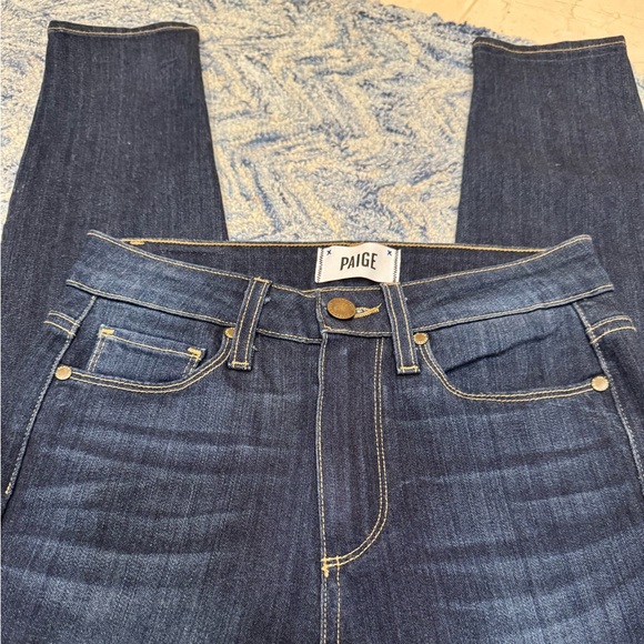 Paige Denim Margot Ultra Skinny High Rise Jeans Size 25 in Alanis Dark Blue NWOT - Picture 11 of 13